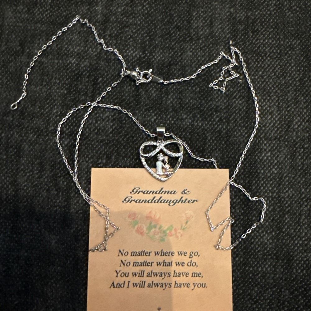 To My Granddaughter Necklace, Granddaughter Gift, Birthday Graduation Gift‎